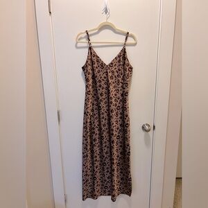 a new day Leopard Midi Slip Dress